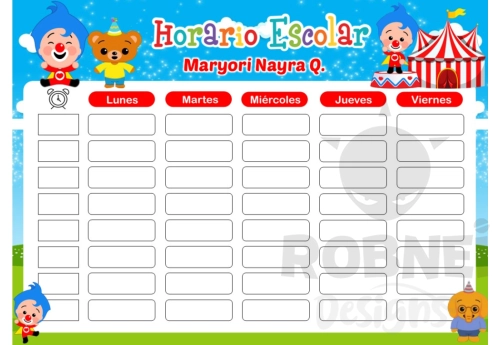 Plim Plim Boy Horario Escolar
